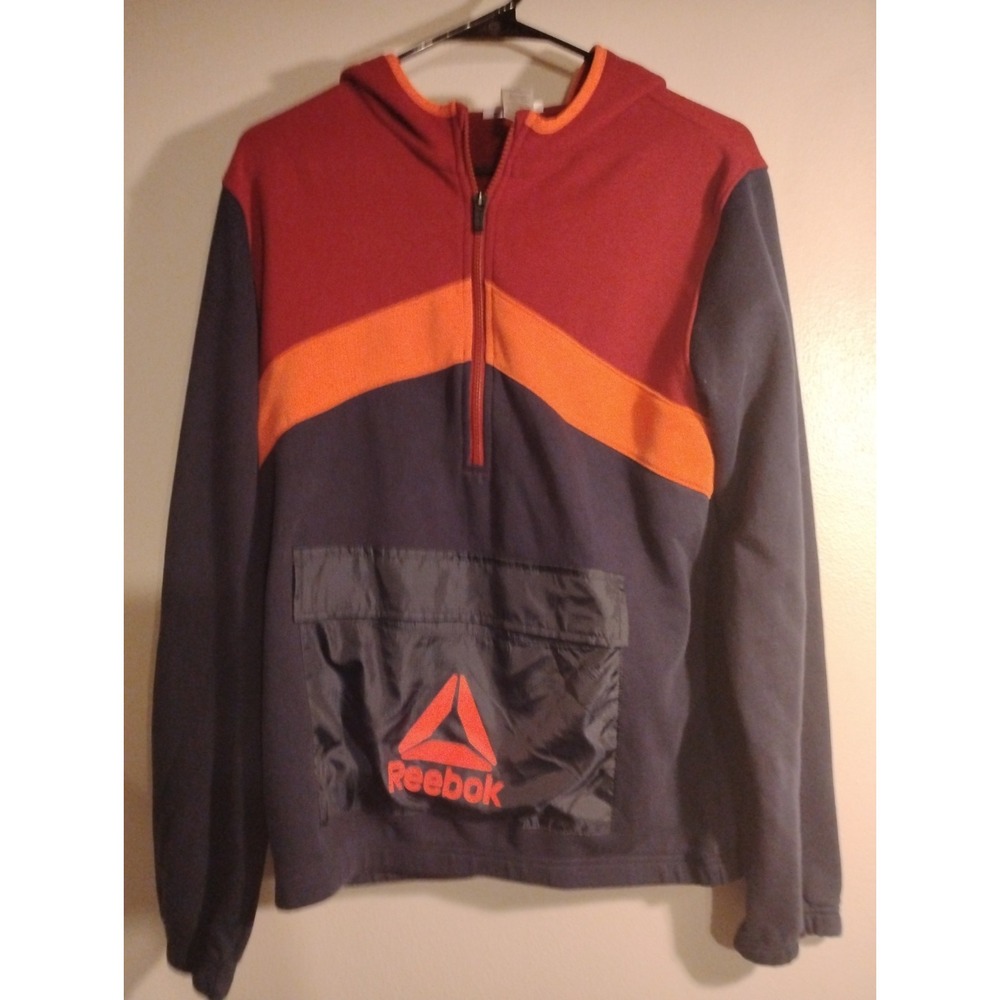 Woman's Reebok Vintage Cotton Pullover Sz.18, Xxl, Red,Blue,Orange,Gray Sleeved - Picture 4 of 9